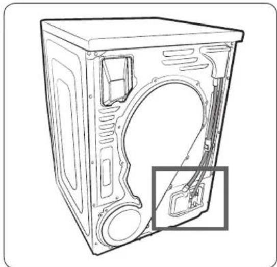 SAMSUNG DV22N6800HW - Tuyau de vidange (si nécessaire) - 1