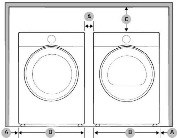 SAMSUNG DV22N6800HW - Avant l'installation - 2