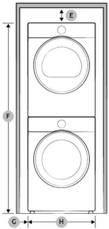 SAMSUNG DVE22N6850W - Avant l'installation - 2
