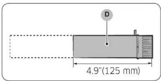 SAMSUNG DVE22N6850W - Side venting - 3