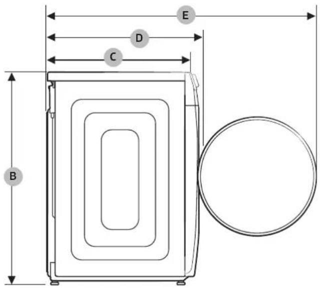SAMSUNG DV8GT5220AW - \section*{Caracteristiques techniques} - 2