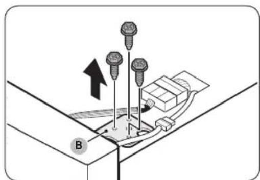 SAMSUNG RL1505SBASR - Reversing the door - 2
