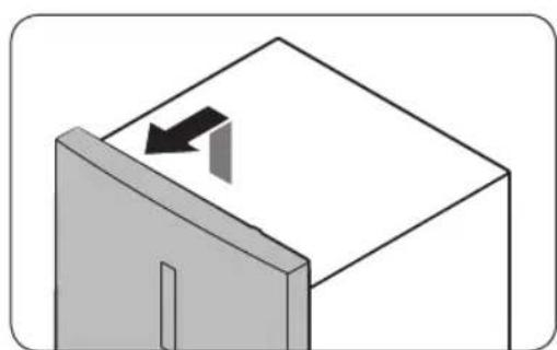 SAMSUNG RL1505SBASR - Reversing the door - 3