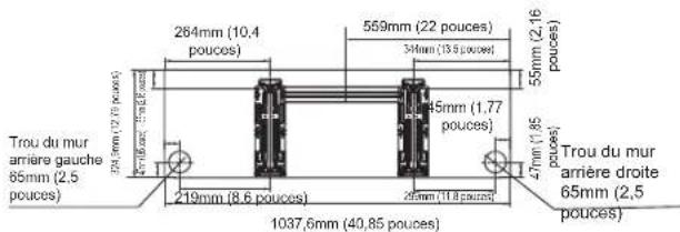 SAMSUNG AR09TXHQASIN - DIMENSIONS DE PLAQUE DE MONTAGE - 6