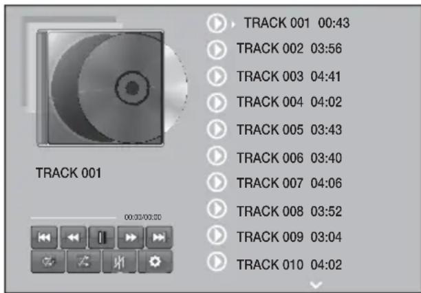 SAMSUNG HTH6500WM - Répétition des pistes musicales d'un CD audio - 1