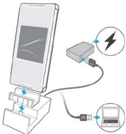 SONY SCR42 - Pour recharger votre téléphone à l'aide d'une DK52 USB Charging Dock - 1
