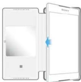 SONY SCR42 - Pour fixer I'Elégant étui avec fenêtre à votre téléphone - 1