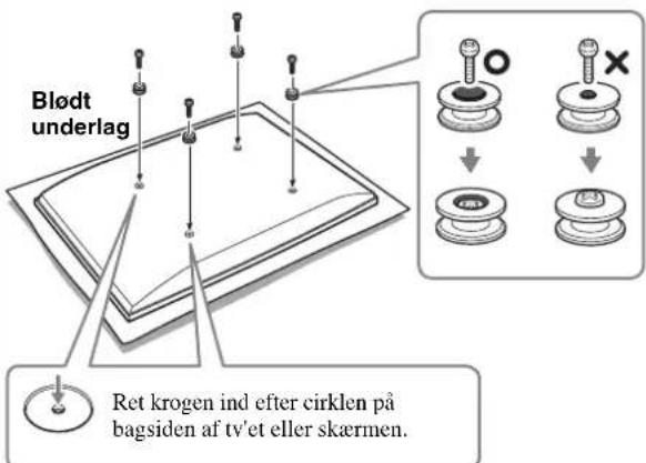 SONY SUWL51 - Forberedelse tilmontering aftv'et ellerskaernen - 6