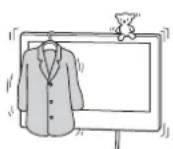 SONY SUWL51 - Do not apply any load other than the TV or monitor on the Wall-Mount Bracket. - 1