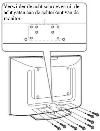 SONY SUWL51 - Plaatsing van de tv of monitor voorbereiden - 2