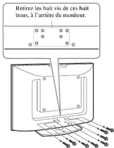 SONY SUWL51 - É tape 4: Préparation de l'installation du téléviseur ou moniteur - 2