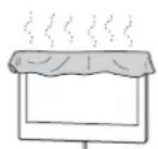 SONY SUWL51 - Do not cover the ventilation holes of the TV or monitor. - 1