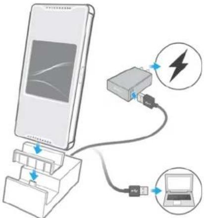 SONY SCR46 - Pour recharger votre téléphone à l'aide d'une DK52 USB Charging Dock - 1