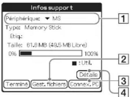 SONY Clie PEGTJ37 - Informations d'etat - 10