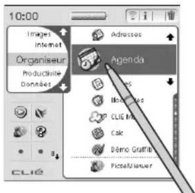 SONY Clie PEGTJ37 - Utilisation du stylet - 2