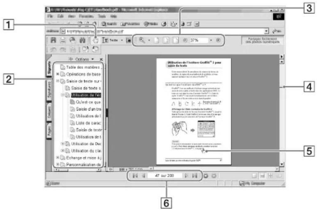 SONY Clie PEGTJ37 - Lecture des manuels PDF sur votre ordinateur - 1