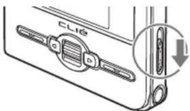 SONY Clie PEGTJ37 - Mise sous tension/hors tension de l'ordinateur de poche CLIÉ - 1
