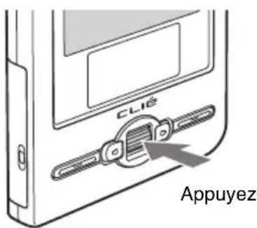SONY Clie PEGTJ37 - Appuyez sur le navigateur Jog DialTM. L'application selectionnee demarre. - 1