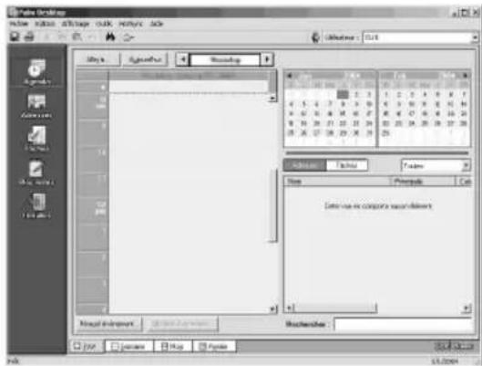 SONY Clie PEGTJ37 - Double-cliquez sur (Palm Desktop pour CLIÉ) sur le Bureau Windows. - 1