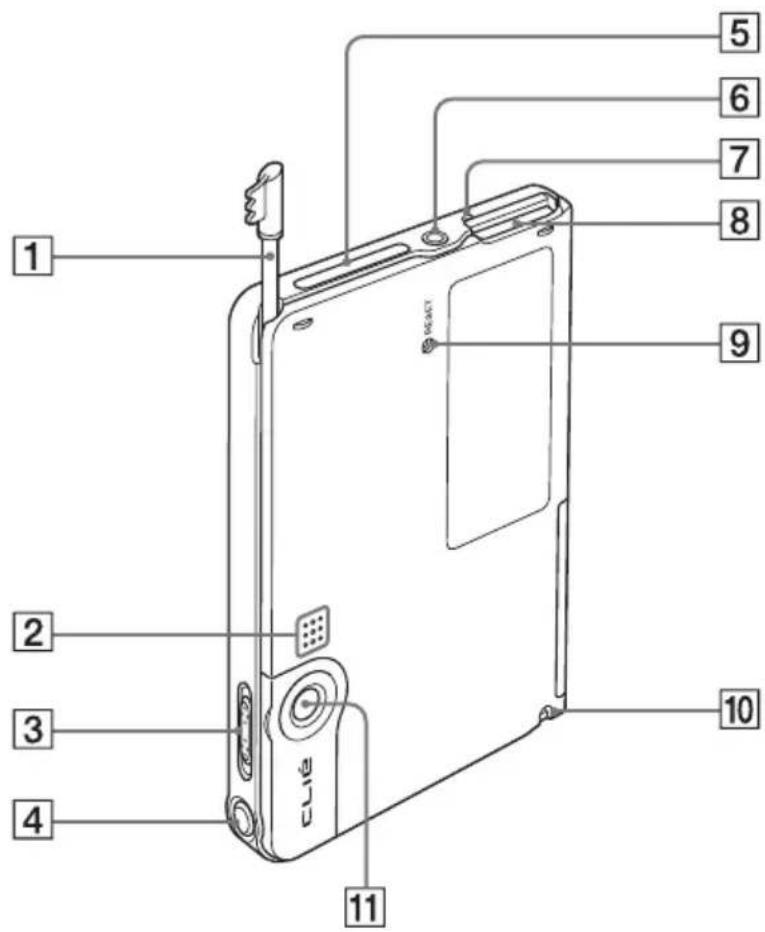 SONY Clie PEGTJ37 - Face arrière - 1