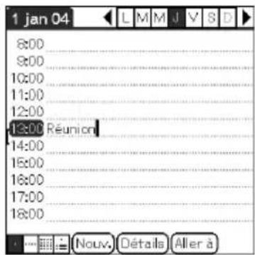 1 jan 04 8:00 9:00 10:00 11:00 12:00 13:00 Réunion 14:00 15:00 16:00 17:00 18:00 Nouv. Détails Aller à