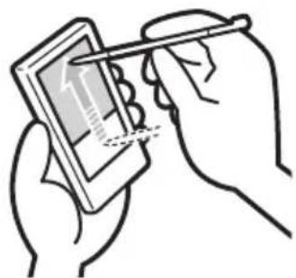 SONY Clie PEG TJ27 - Personnalisation des activités du tracé de stylet plein écran - 1
