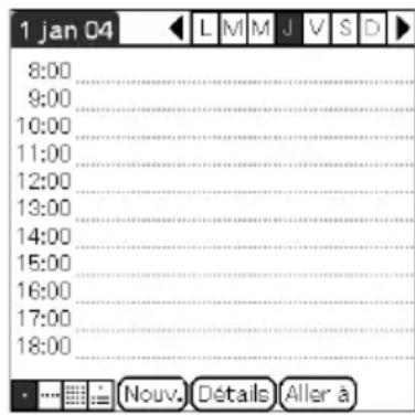 1 jan 04 8:00 9:00 10:00 11:00 12:00 13:00 14:00 15:00 16:00 17:00 18:00 Nouv. Détails Aller à