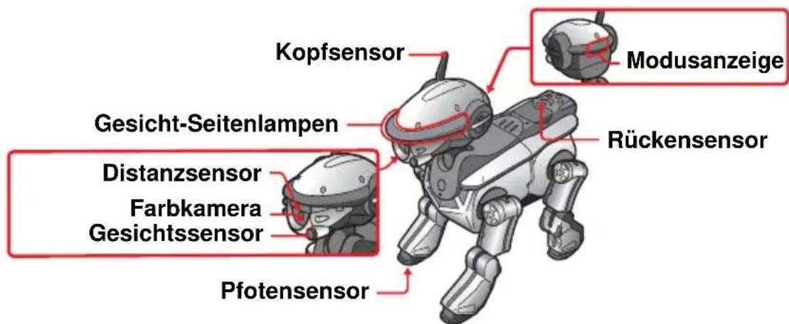 SONY ERS220 - AIBO in den Klinikmodus schalten - 2