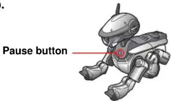 SONY ERS220 - Changing AIBO to clinic mode - 1