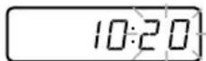 SONY ERS220 - Press the + button to set the minute, and press the MODE button. - 1