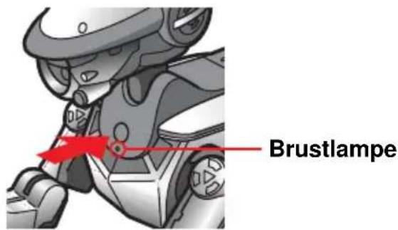 SONY ERS220 - Drücken Sie die Pausetaste am AIBO. - 1