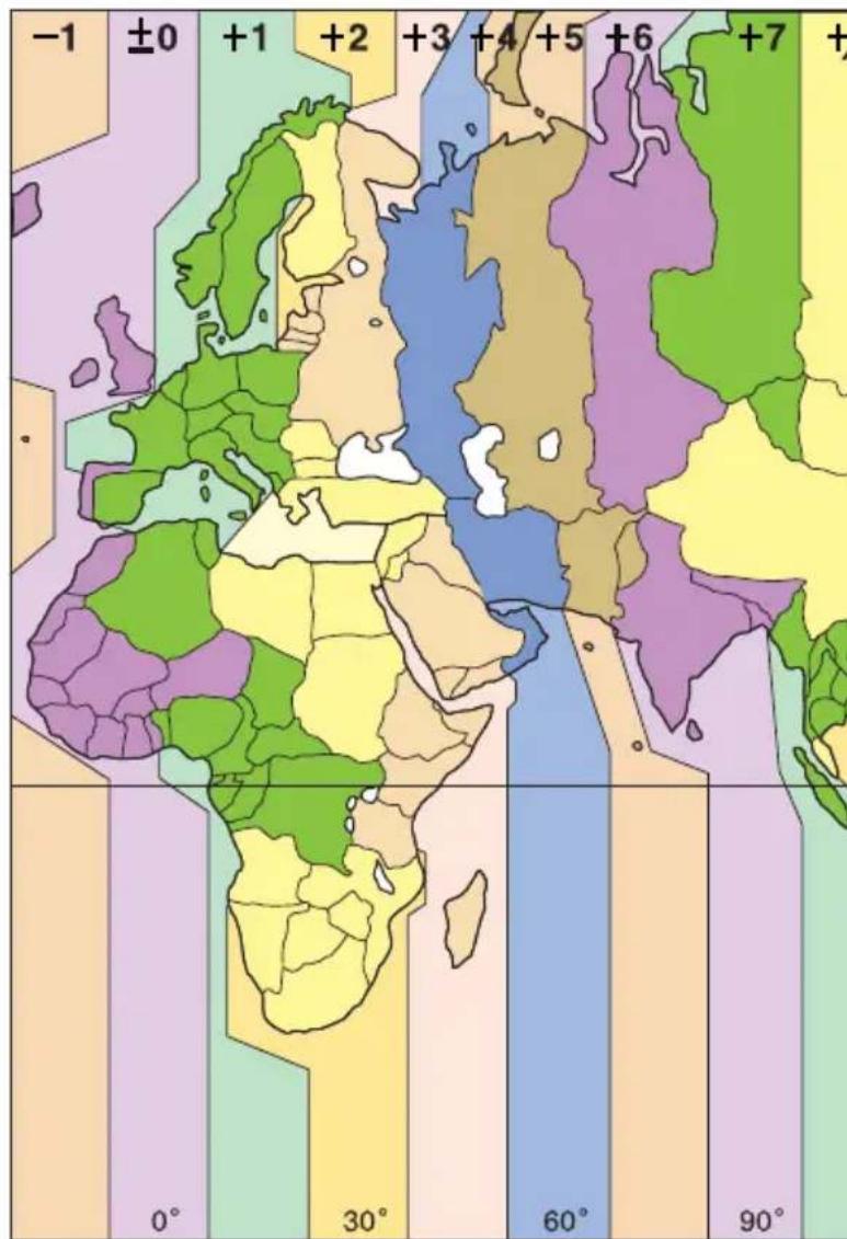 SONY ERS220 - World time zones - 1