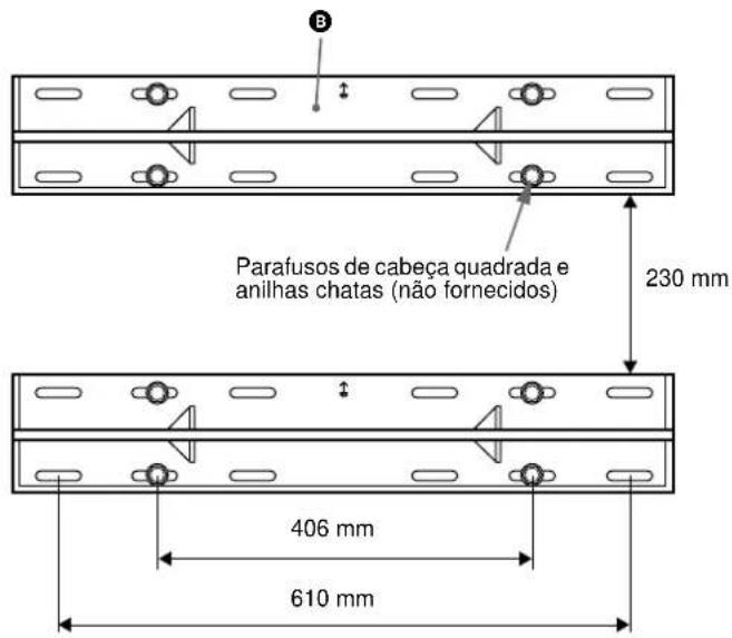 SONY SUWTS1 - Passo 5: Fixar os suportes superiores para montagem na parede - 2