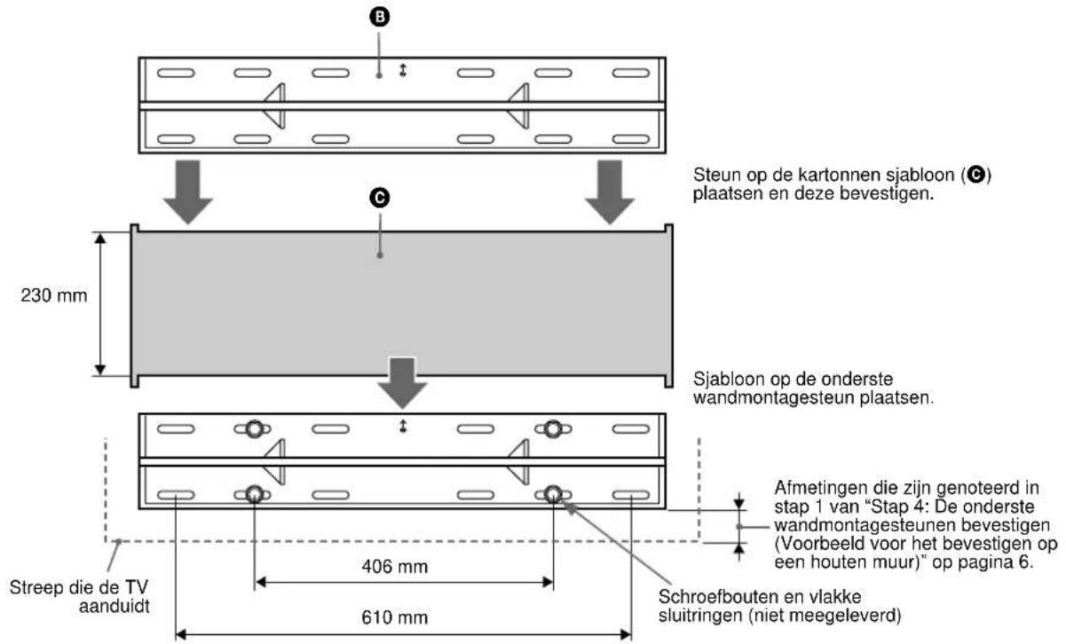 SONY SUWTS1 - Stap 5: De bovenste wandmontagesteunen bevestigen - 1