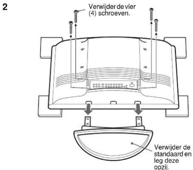 SONY SUWTS1 - De standard verwijderen en de beschemkappen monteren - 3