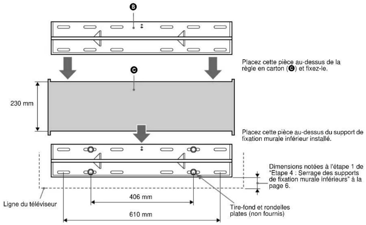 SONY SUWTS1 - Étape 5: fixation des supports de fixation murale supérieurs - 1