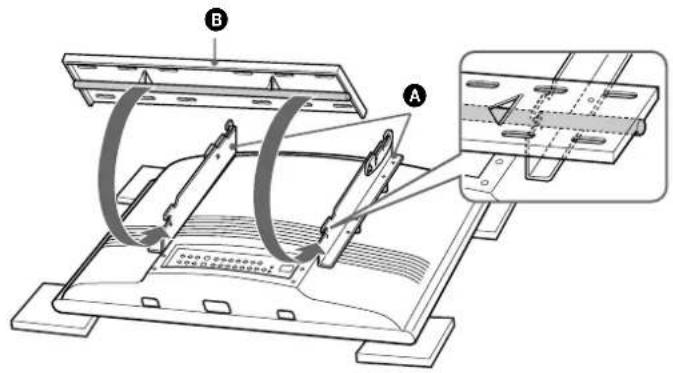 SONY SUWTS1 - Step 4: Fasten Lower Mount Wall Brackets (Example for securing to a wood wall) - 1