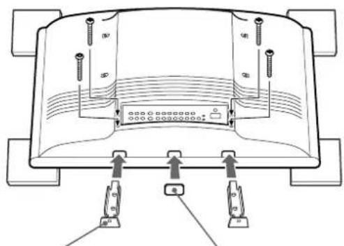 SONY SUWTS1 - Desmontaje del soporte y montaje de las cubiertas - 2