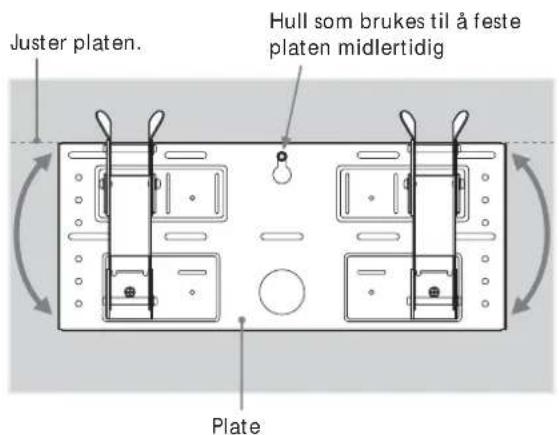 SONY SULW1 - Trinn 4: Monter platen på veggen - 1
