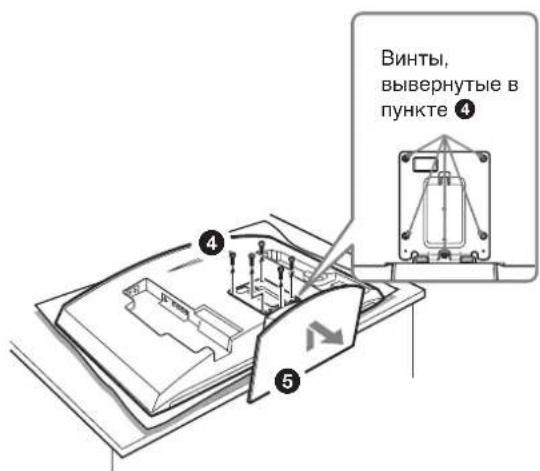 Винты, вывернутые в пункте 4 ④ ⑤