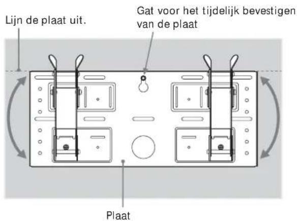 SONY SULW1 - Stap 4: De plaat op de muur monteren - 1
