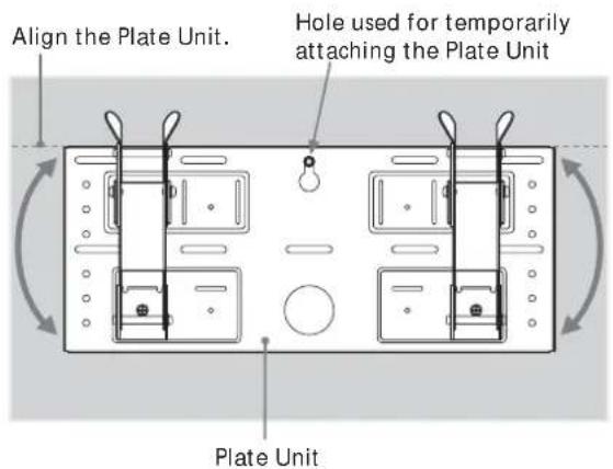 SONY SULW1 - Step 4: Install the Plate Unit on the wall - 1