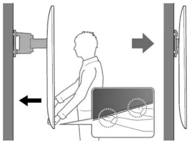 SONY SUWL840 - A TV falra szerelése - 6