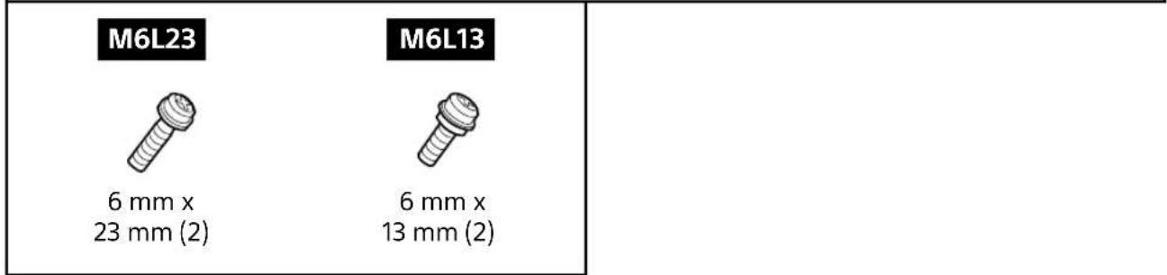 SONY SUWL840 - Mellékelt tételek - 2