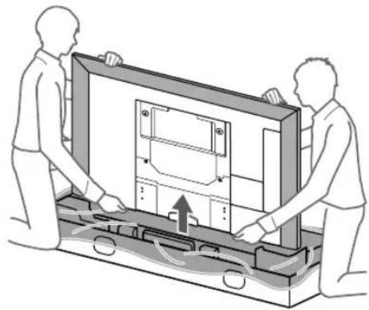 SONY SUWL840 - A TV falra szerelése - 1