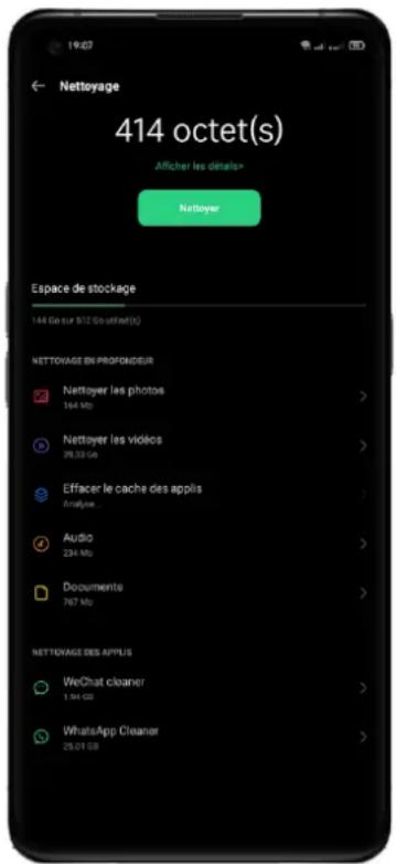 OPPO Reno 5 Pro 5G - • Tri des vidéos - 1
