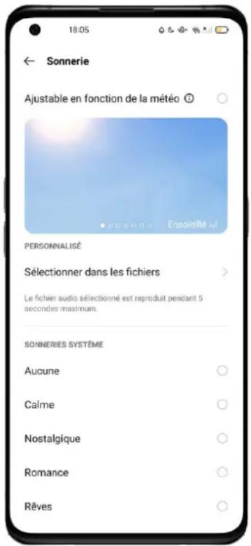 OPPO Reno 5 Pro 5G - Alarme météo-adaptable - 1