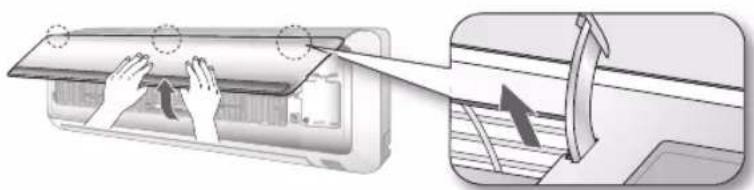 SAMSUNG AS18UUQ - Ouverture du panneau - 1