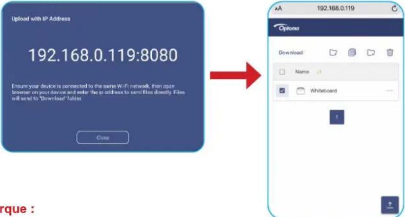 OPTOMA 3651RK - UTILISATION DES APPLICATIONS - 2