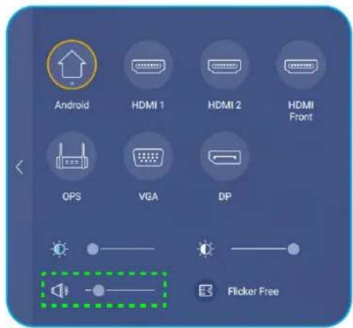 OPTOMA 3651RK - Régler le niveau du volume - 1